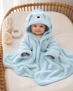 Peignoir de bain bebe garçon