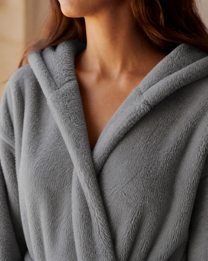 Peignoir de bain court femme