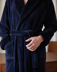 Peignoir de bain éponge homme