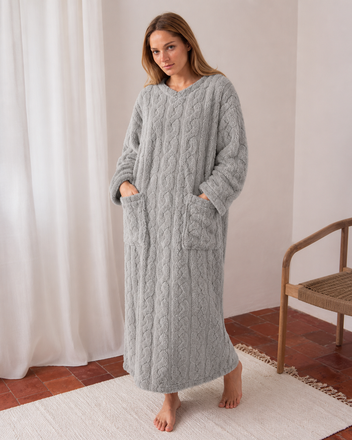 Peignoir de bain femme moelleux