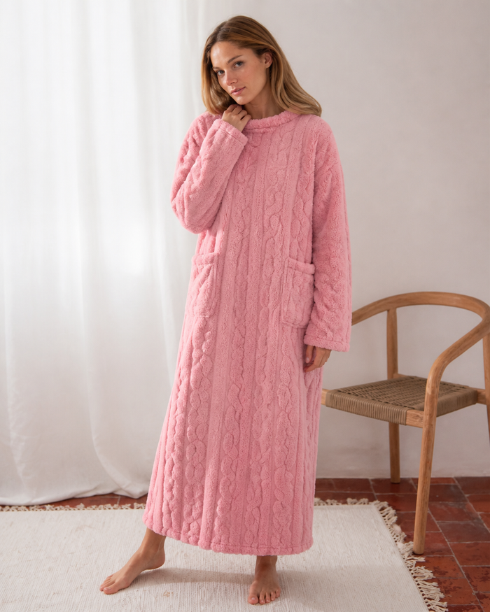 Peignoir de bain femme moelleux