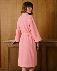 Peignoir de bain femme rose