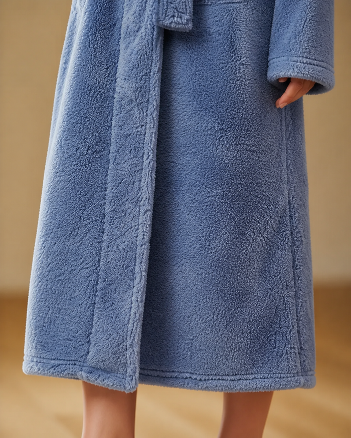 Peignoir de bain long femme