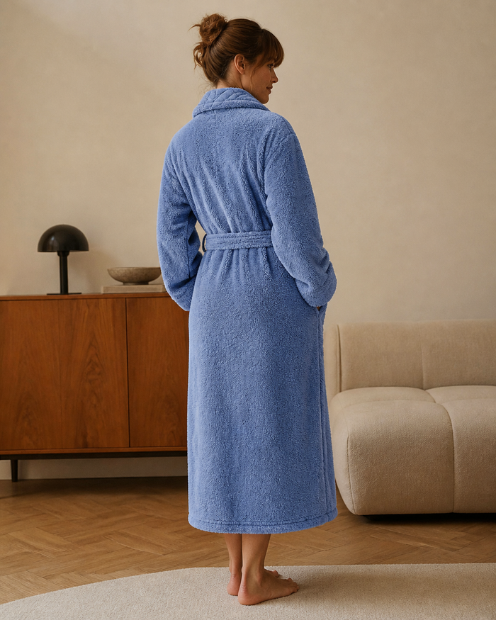 Peignoir de bain long femme