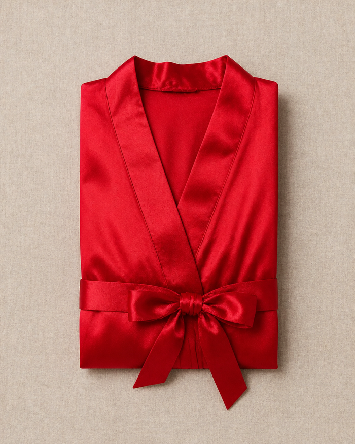 Peignoir femme en soie