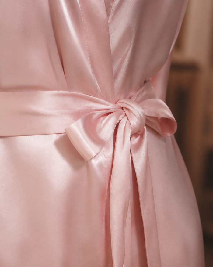 Peignoir femme en soie
