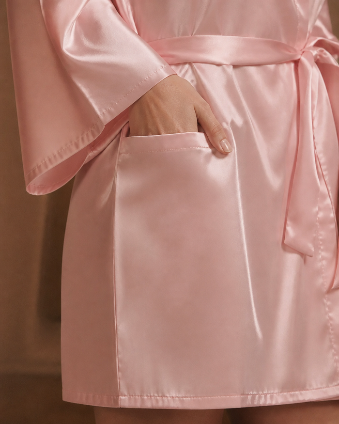 Peignoir femme en soie