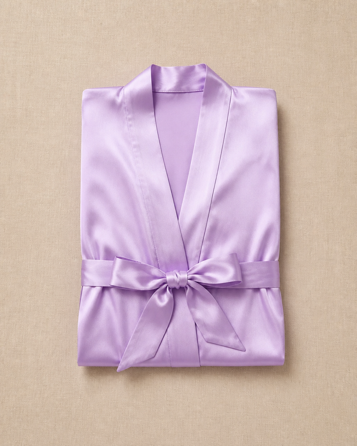 Peignoir femme en soie