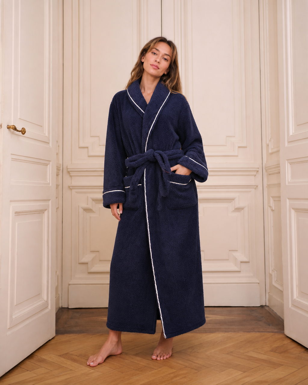 Peignoir femme éponge épaisse