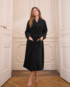 Peignoir femme long polaire