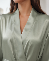 Peignoir femme mariage
