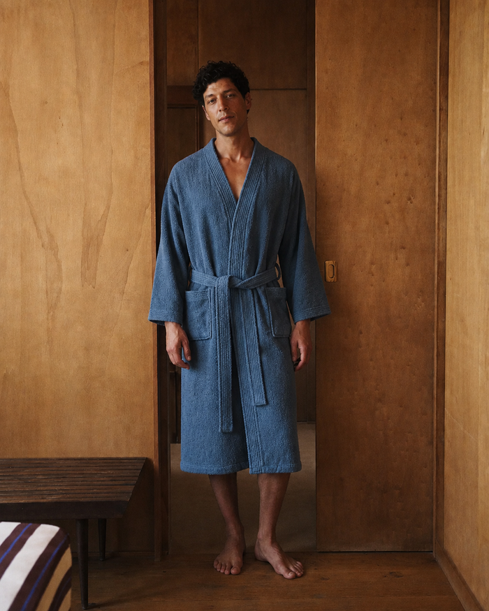Peignoir homme 100 coton