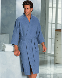 Peignoir homme nid d'abeille