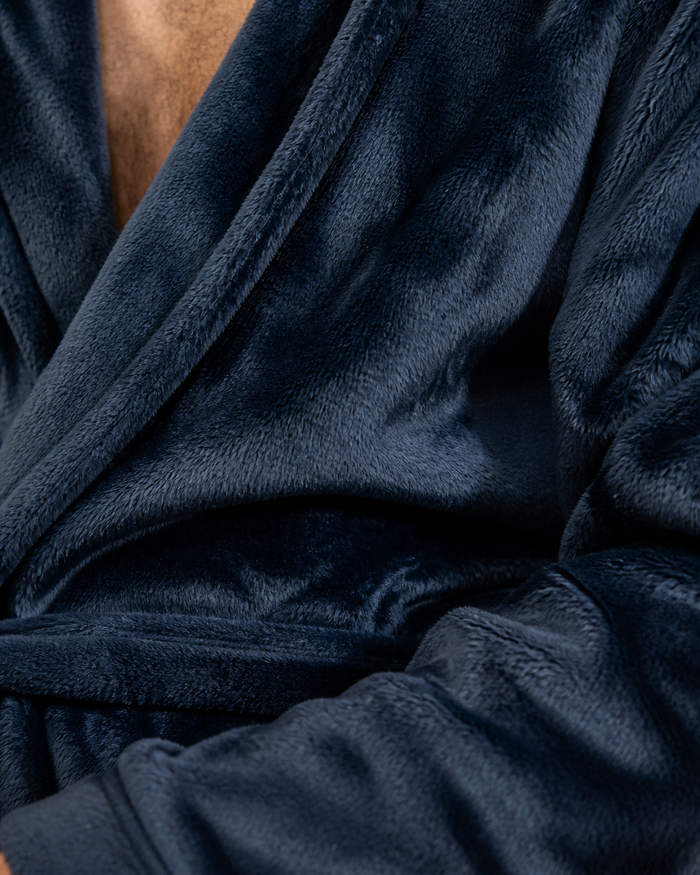 Peignoir homme personnalisé capuche