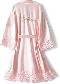 Peignoir mariée dentelle