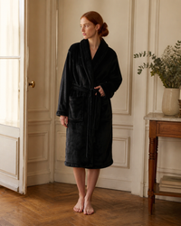 Peignoir molleton femme