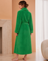 Peignoir polaire chaud femme