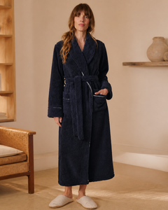 Peignoir polaire chaud femme