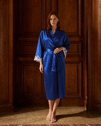Peignoir soie femme luxe