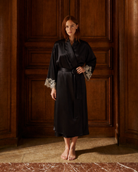 Peignoir soie femme luxe