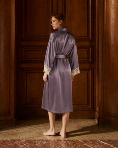 Peignoir soie femme luxe