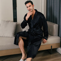 Peignoir homme soie