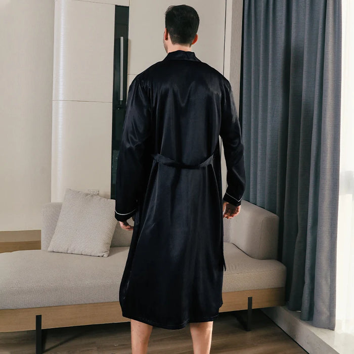 Peignoir homme soie