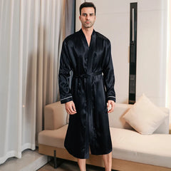 Peignoir homme soie