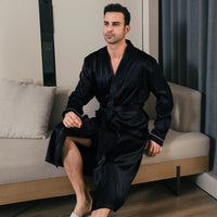 Peignoir homme soie