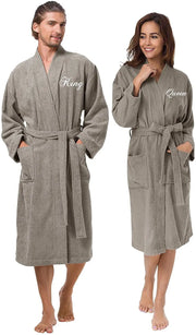 Peignoir homme broderie